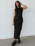Vestido Blogueira Longo Cavado Confort